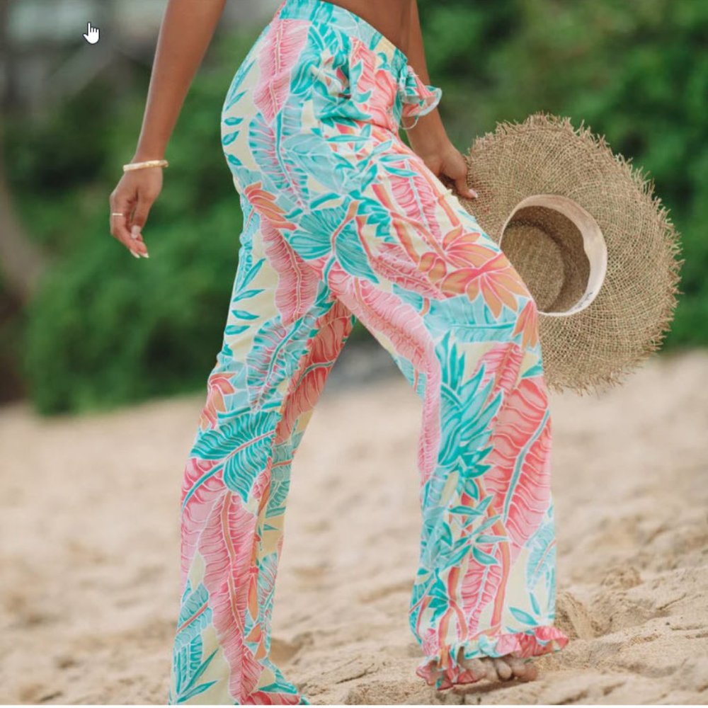 The Tortola - Resort Pants - Yellow - M
